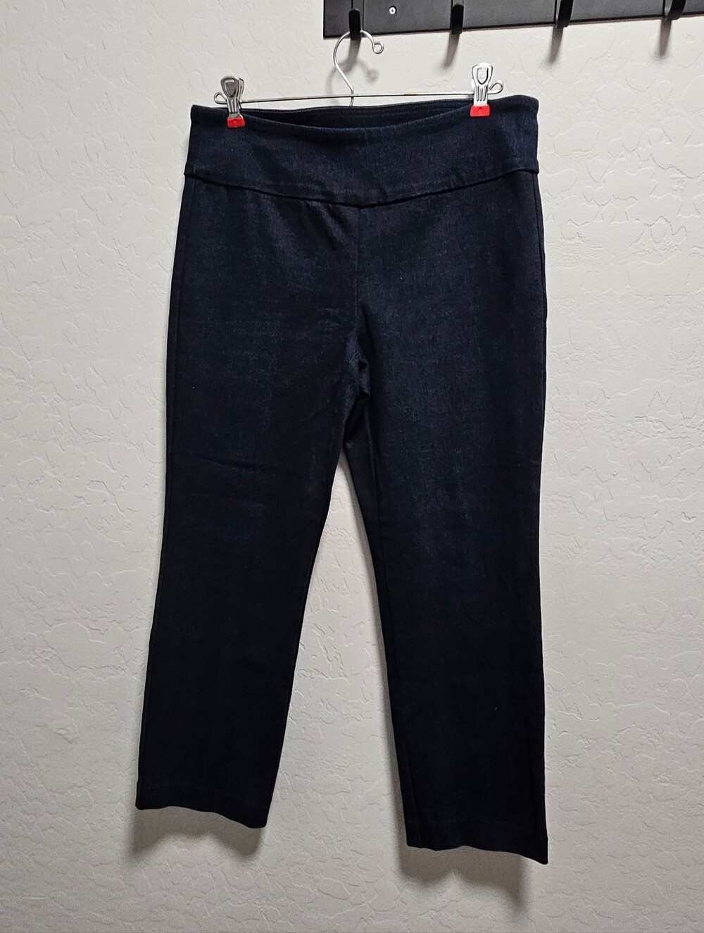 Dana Buchman Pull-On Cropped Pants Navy Blue Size Small
